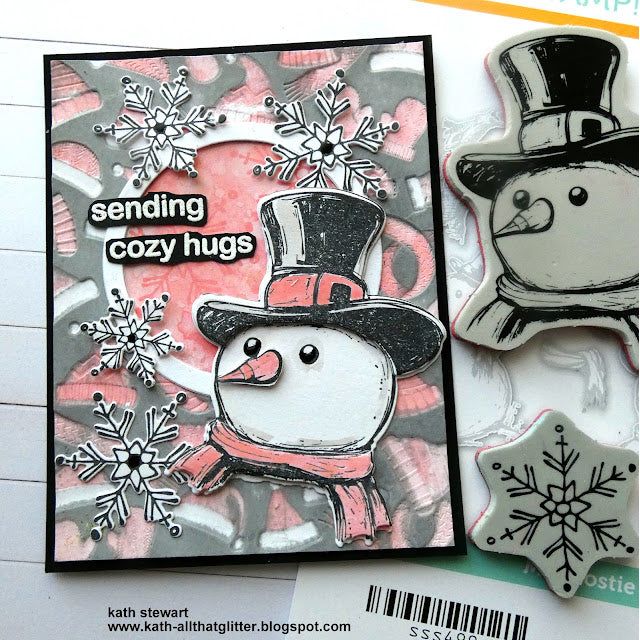 Tim Holtz Cling Rubber Stamps Mr. Frostie cms499 hugs | color-code:ALT02