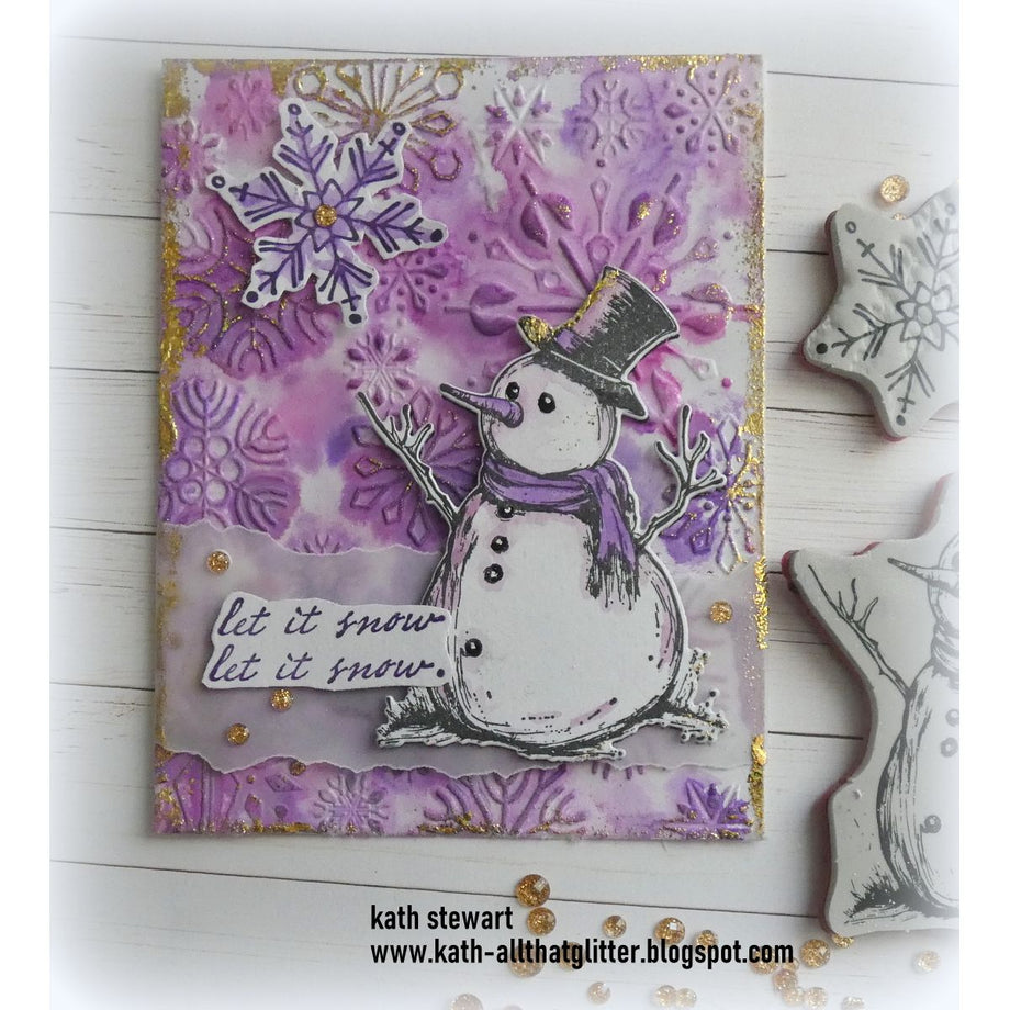 Tim Holtz Cling Rubber Stamps Mr. Frostie cms499 – Simon Says Stamp