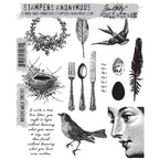 Tim Holtz Cling Rubber Stamps NATURE WALK cms181