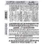 Tim Holtz Cling Rubber Stamps NEWSPRINT AND TYPE CMS266
