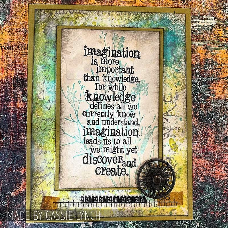 Tim Holtz Cling Rubber Stamps Nature's Discovery cms049 discover