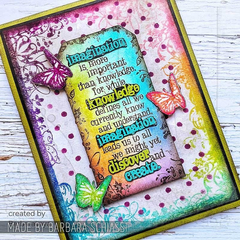 Tim Holtz Cling Rubber Stamps Nature's Discovery cms049 imagination