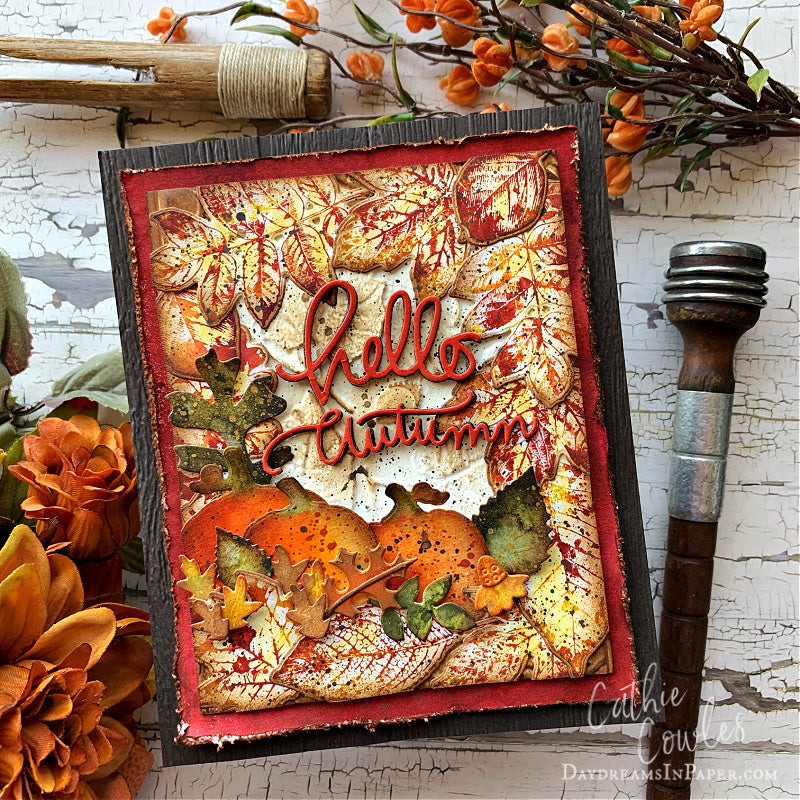 Tim Holtz Cling Rubber Stamps Nature's Wonder cms343 hello