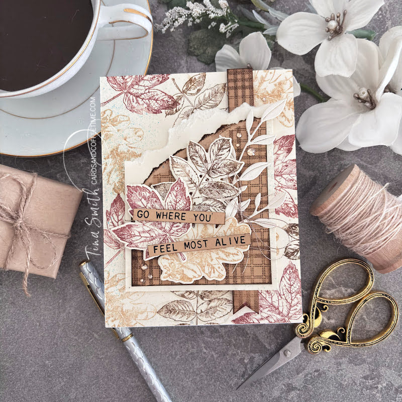 Tim Holtz Cling Rubber Stamps Nature's Wonder cms343 neutrals