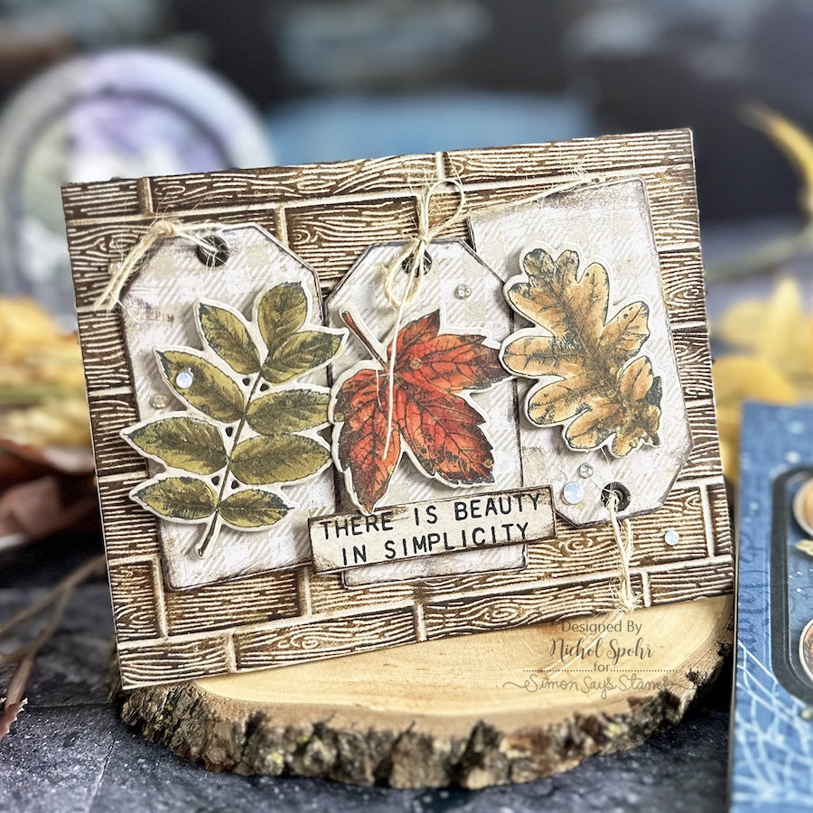 Tim Holtz Cling Rubber Stamps Nature's Wonder cms343 plaid | color-code:ALT01