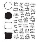 Tim Holtz Cling Rubber Stamps Note Quotes CMS463