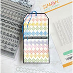 Tim Holtz Cling Rubber Stamps Ornate Trims cms326 tag flower