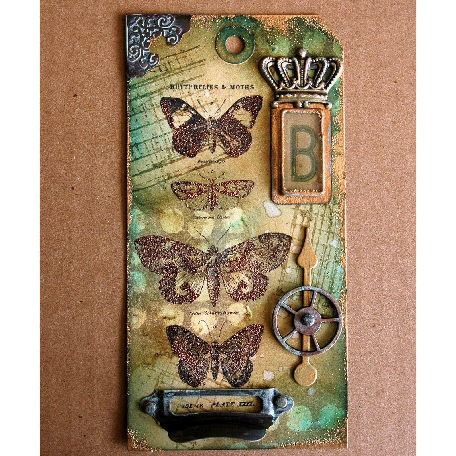 Tim Holtz Cling Rubber Stamps PAPILLON CMS106 Butterfly butterflies