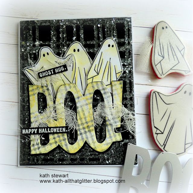 Tim Holtz Cling Rubber Stamps PERFECT PLAIDS CMS383 boo | color-code:ALT04
