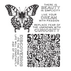 Tim Holtz Cling Rubber Stamps  PERSPECTIVE cms213