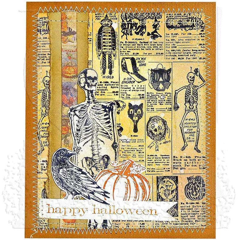 Tim Holtz Cling Rubber Stamps POISONOUS CMS171 halloween