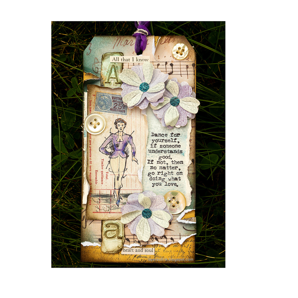 Tim Holtz Cling Rubber Stamps PURELY RANDOM CMS088 flowers | color-code:ALT01