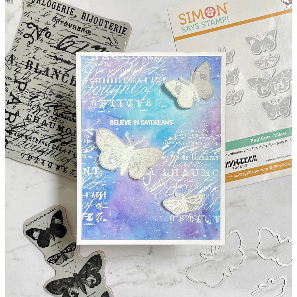 Tim Holtz Cling Rubber Stamps Papillon cms106 BE