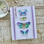 Tim Holtz Cling Rubber Stamps Papillon cms106 four