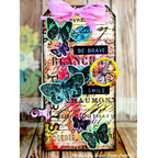 Tim Holtz Cling Rubber Stamps Papillon cms106 things with wings | color-code:ALT02