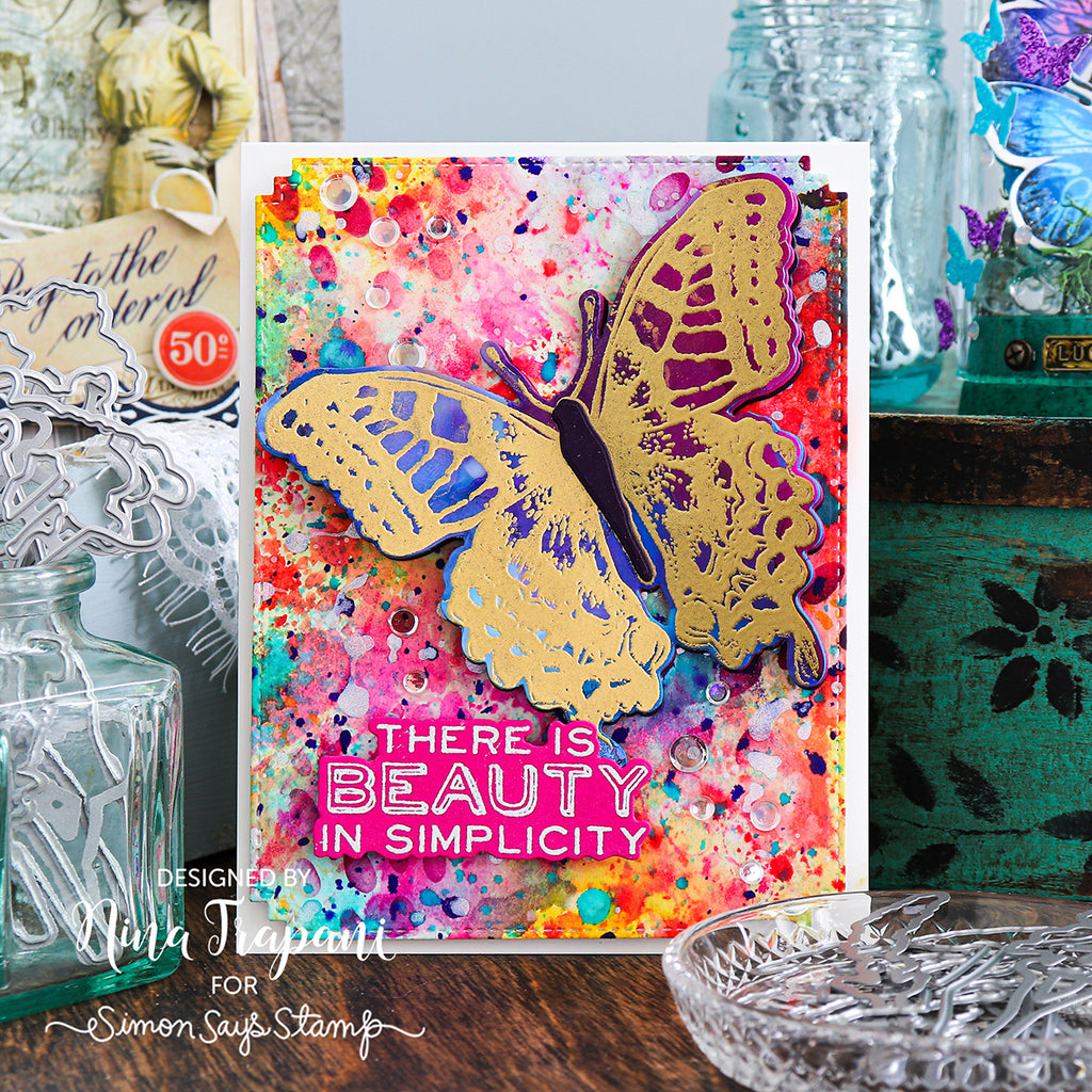Tim Holtz Cling Rubber Stamps Perspective cms213 vibrant