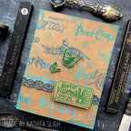 Tim Holtz Cling Rubber Stamps Postcards cms099 butterflies