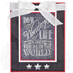 Tim Holtz Cling Rubber Stamps RANDOM QUOTES cms182 wonderful life