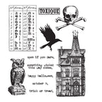 Tim Holtz Cling Rubber Stamps REGIONS BEYOND CMS274