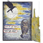 Tim Holtz Cling Rubber Stamps REGIONS BEYOND CMS274 owl