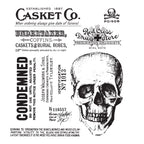 Tim Holtz Cling Rubber Stamps REST IN PEACE CMS435