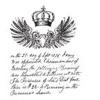Tim Holtz Cling Rubber Stamps ROYAL SCRIPT CMS016
