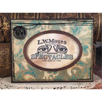 Tim Holtz Cling Rubber Stamps SCROLLWORK CMS367 spectacles