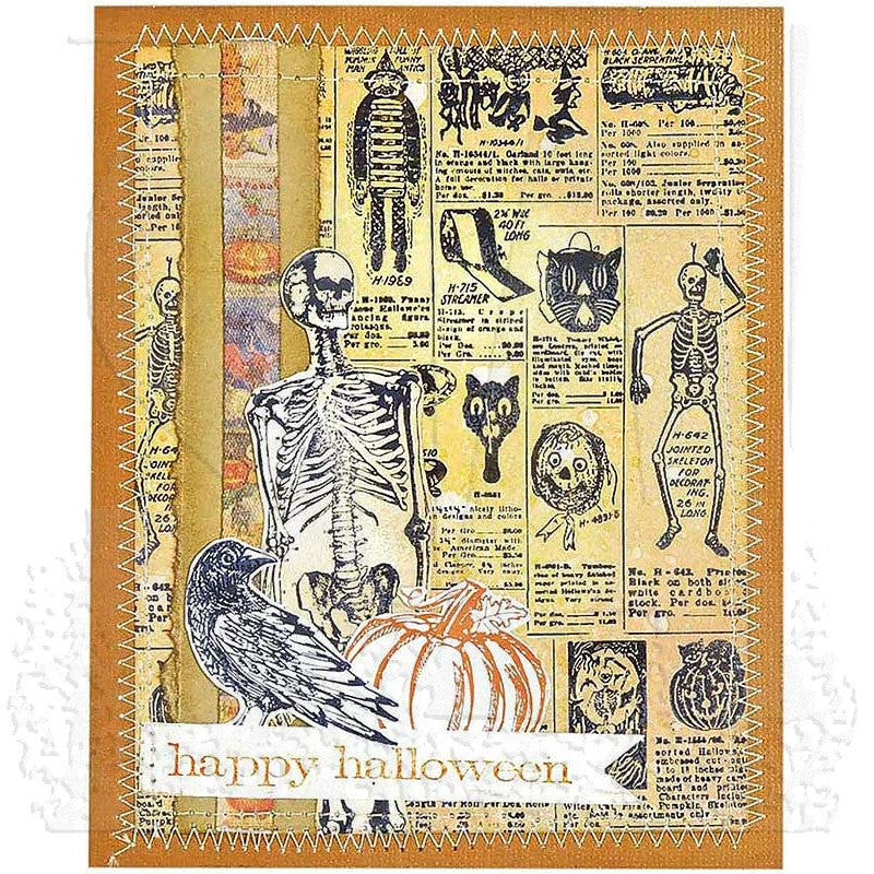 Tim Holtz Cling Rubber Stamps SEASONAL CATALOG 1 cms174 halloween