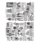 Tim Holtz Cling Rubber Stamps SEASONAL CATALOG 1 cms174