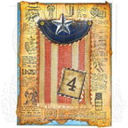 Tim Holtz Cling Rubber Stamps SEASONAL CATALOG 2 cms178 flag