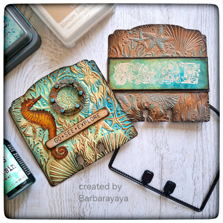 Tim Holtz Cling Rubber Stamps SEA LIFE CMS304 shells | color-code:ALT01