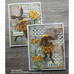 Tim Holtz Cling Rubber Stamps SIMPLE SAYINGS cms155 easter wishes  | color-code:ALT02