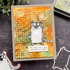 Tim Holtz Cling Rubber Stamps SNARKY CAT CMS392 cat | color-code:ALT04