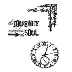 Tim Holtz Cling Rubber Stamps SOULFUL JOURNEY CMS029