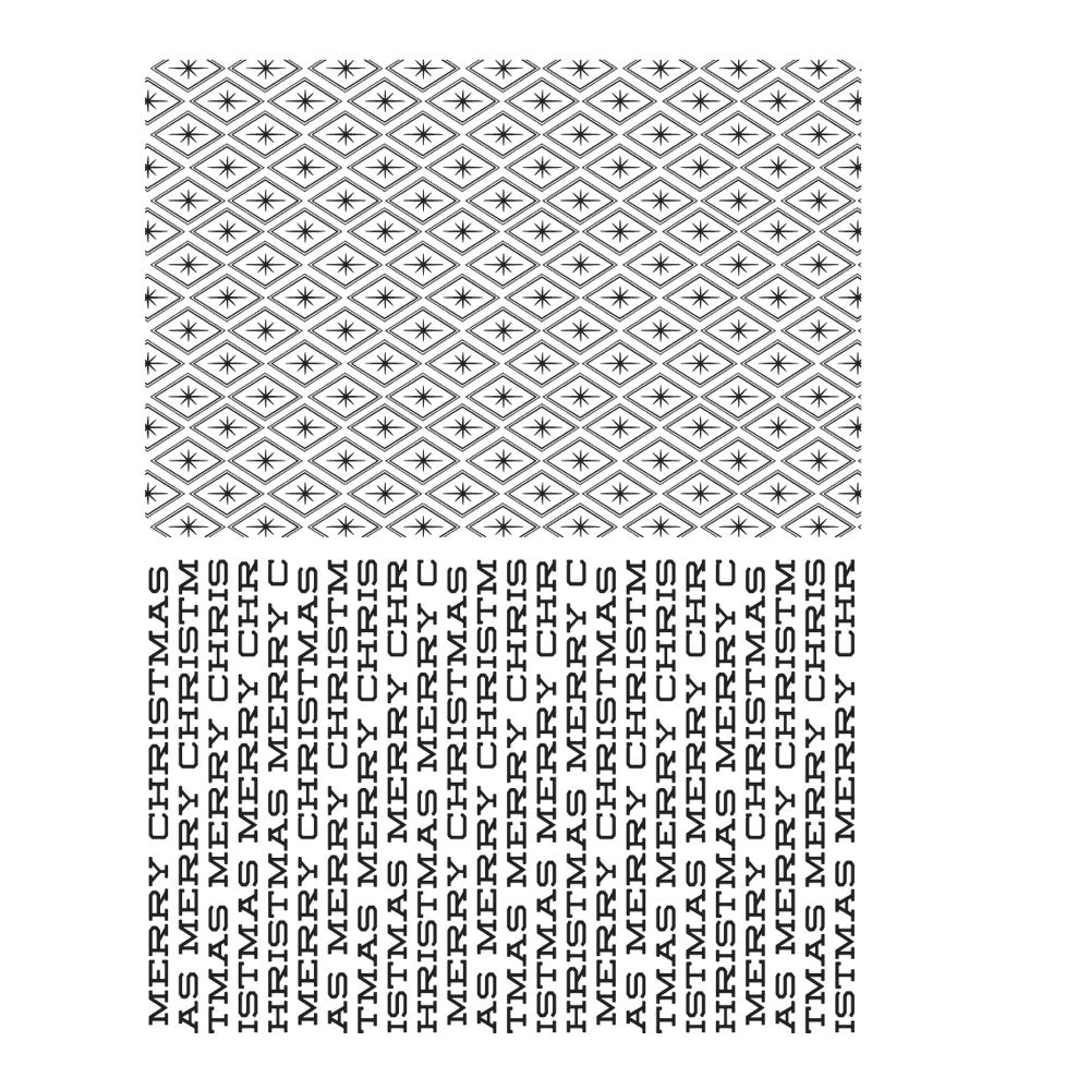 Tim Holtz Cling Rubber Stamps SPARKLES AND CHRISTMAS CMS324