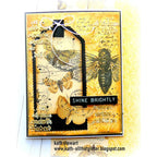 Tim Holtz Cling Rubber Stamps SPECIMEN CMS410 shine brightly | color-code:ALT05
