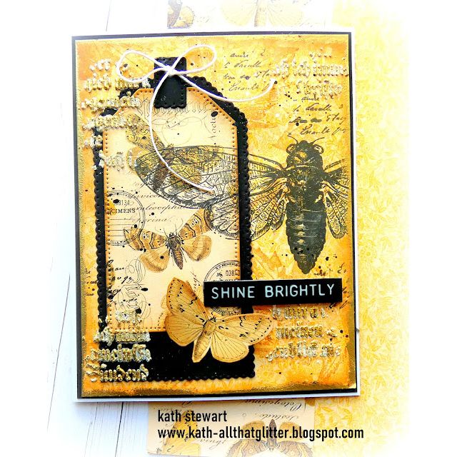 Tim Holtz Cling Rubber Stamps SPECIMEN CMS410 shine brightly | color-code:ALT05