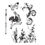 Tim Holtz Cling Rubber Stamps SPRING SPRUNG Easter CMS084
