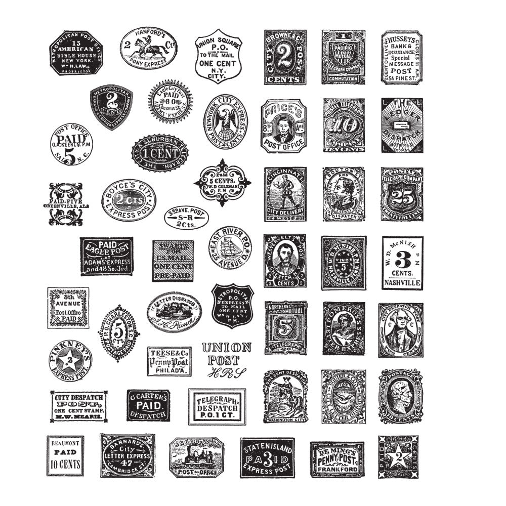 Tim Holtz Cling Rubber Stamps STAMP COLLECTOR CMS338