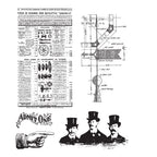 Tim Holtz Cling Rubber Stamps STEAMPUNK CMS107