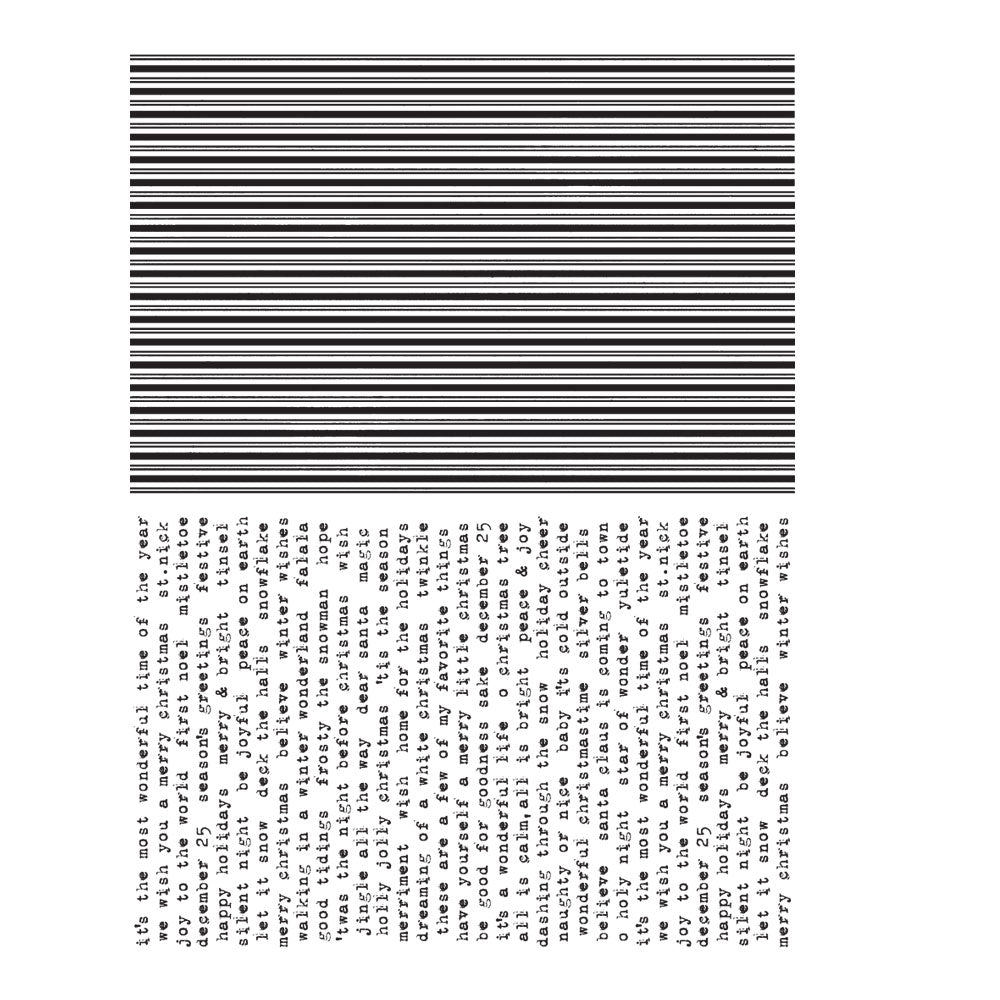 Tim Holtz Cling Rubber Stamps STRIPES and HOLIDAY CMS281