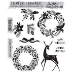 Tim Holtz Cling Rubber Stamps STYLED WOODLANDS CMS210
