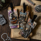 Tim Holtz Cling Rubber Stamps Scared Silly cms311 halloween tags zoey scarpelli