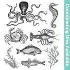 Tim Holtz Cling Rubber Stamps Sea Life cms304 1