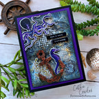 Tim Holtz Cling Rubber Stamps Sea Life cms304 beauty everywhere card cathie cowles