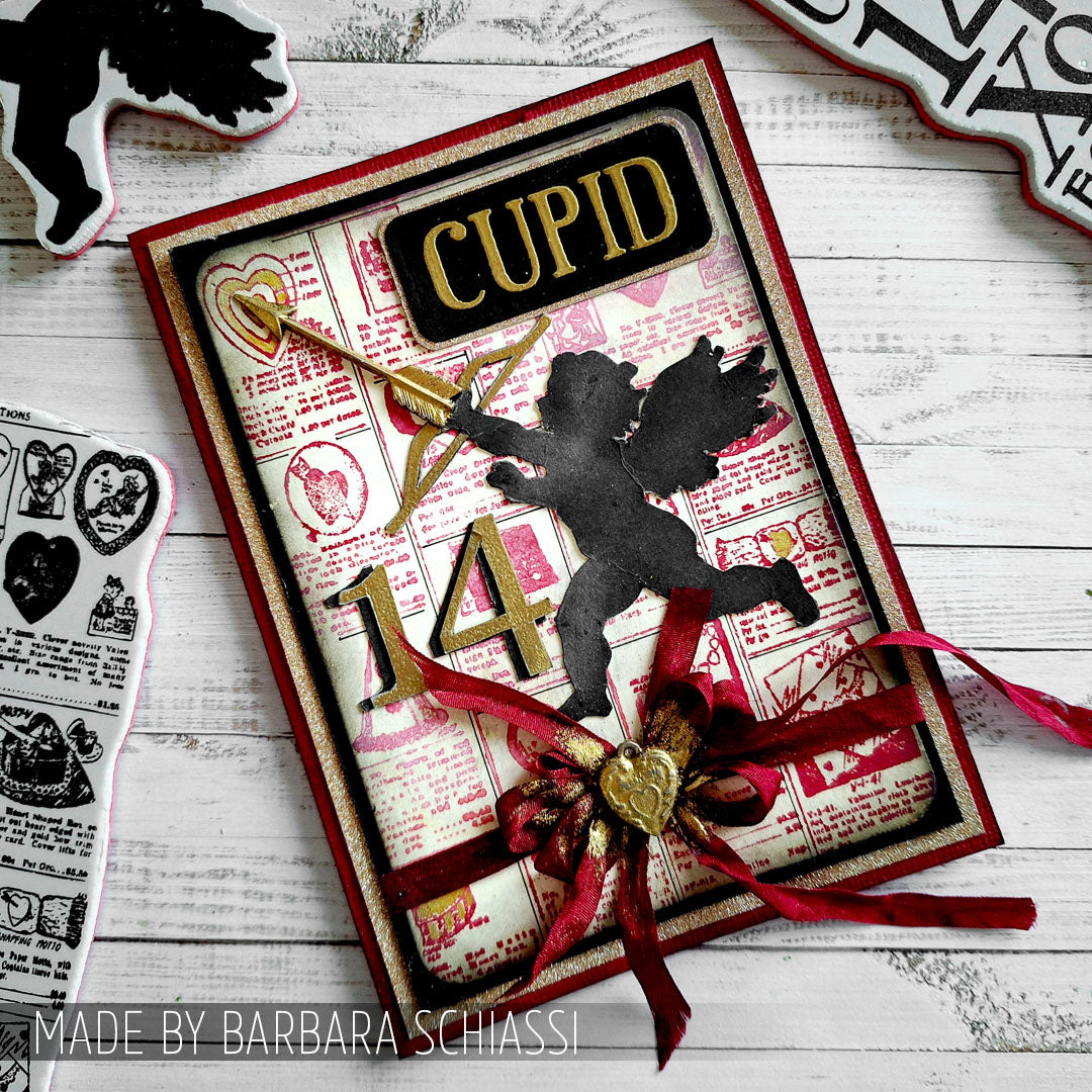 Tim Holtz Cling Rubber Stamps Seasonal Catalog 2 cms178 cupid
