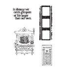 Tim Holtz Cling Rubber Stamps Set CAPTURED MOMENTS CMS037