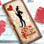 Tim Holtz Cling Rubber Stamps Shabby French cms087 valentine
