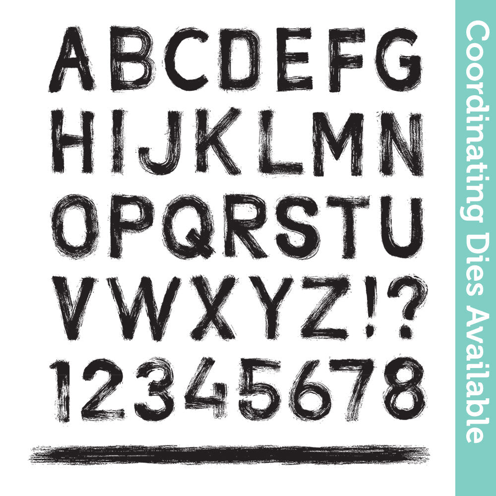 Tim Holtz Cling Rubber Stamps Sign Painter cms484
