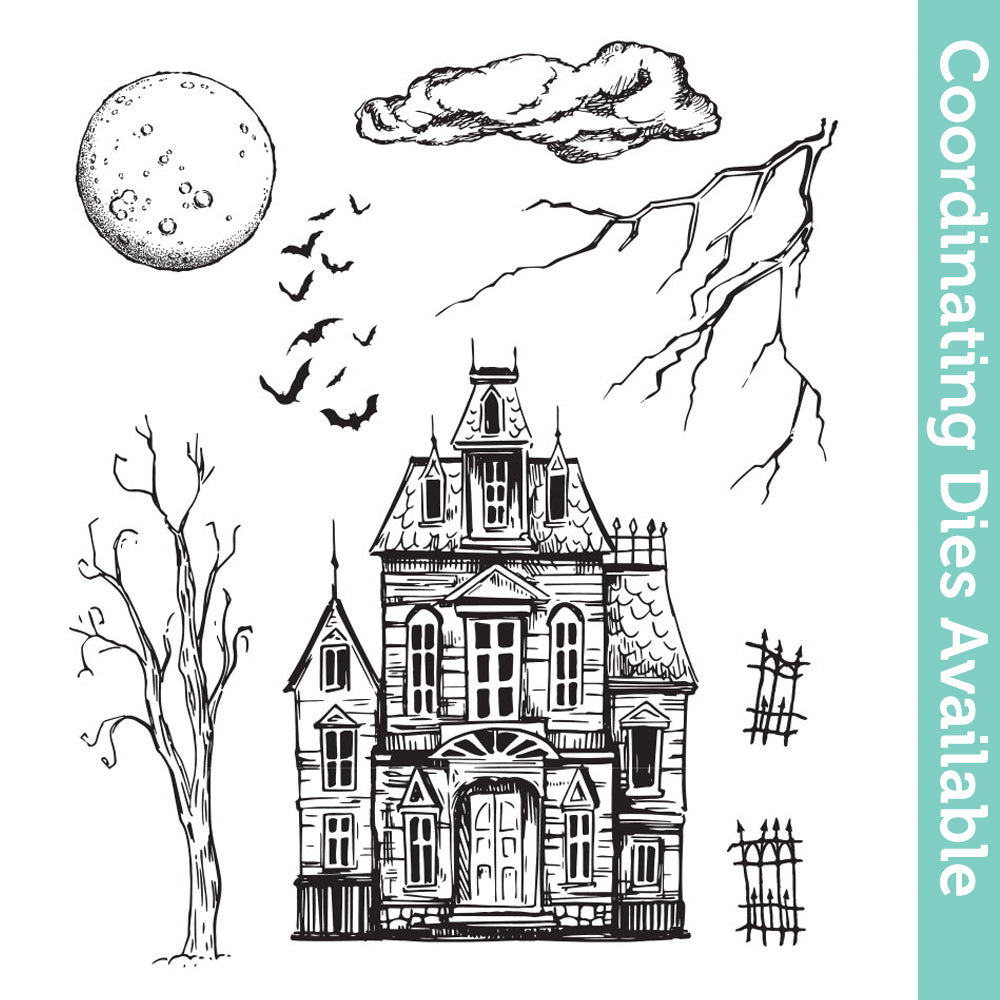 Tim Holtz Cling Rubber Stamps Sketch Manor cms408 1